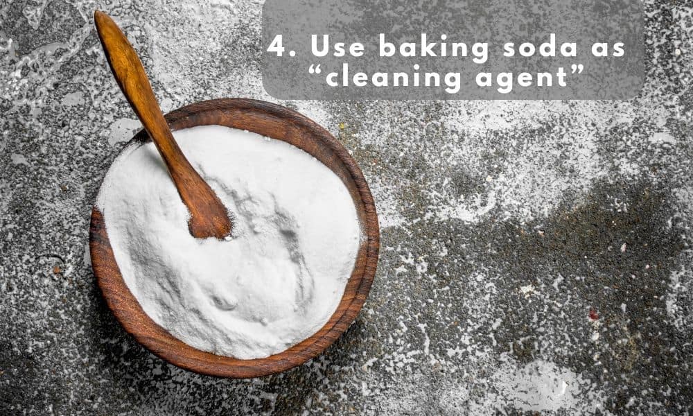 baking soda used as cleaning agent
