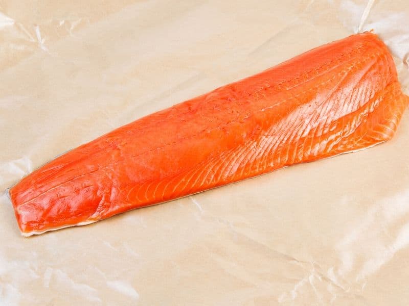 Salmon in Wax Paper