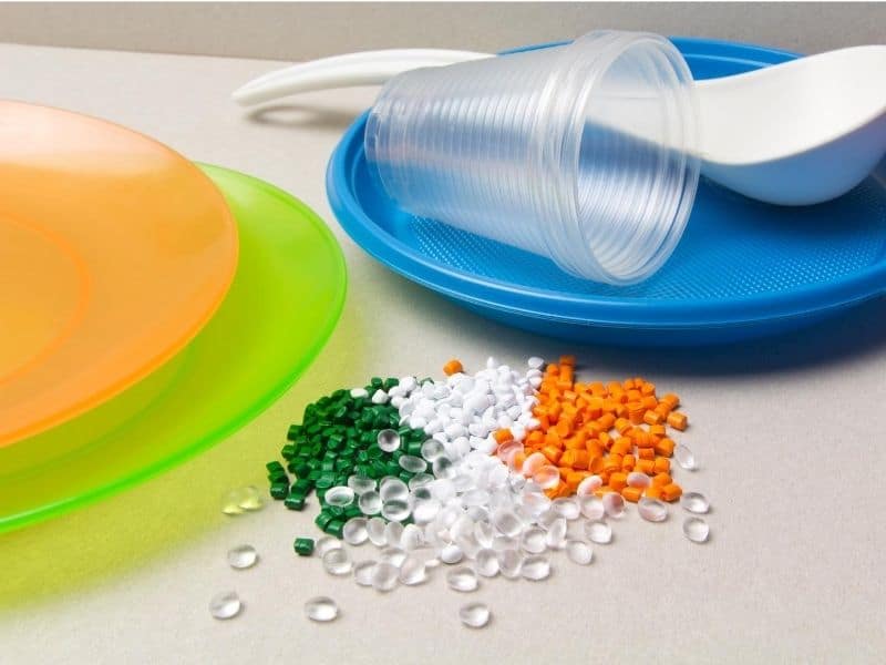 Polyethylene Granules and Disposable Tableware Made of Polyethyl