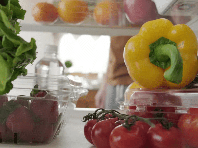storing food in the refrigerator